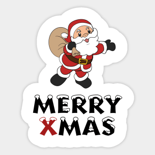 Merry Xmas Sticker